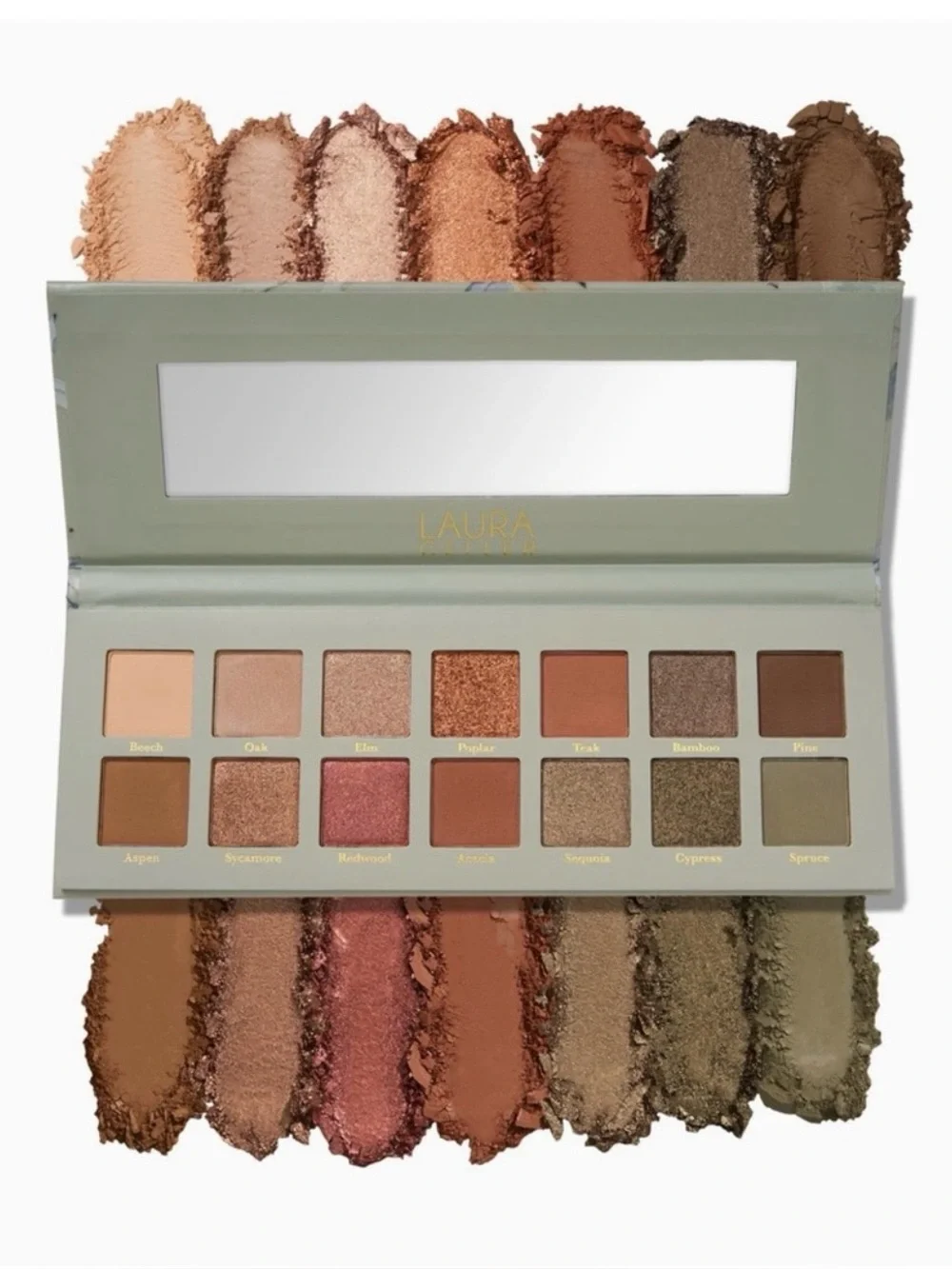Laura Geller The Casual Collection 14 Eyeshadows Copper & Khaki NWT